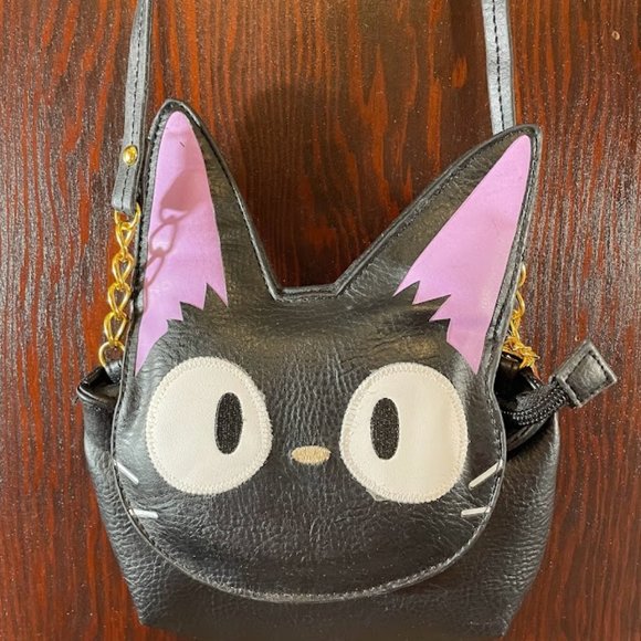 Studio Ghibli Handbags - Studio Ghibli Kiki's Delivery Service Jiji Crossbody Bag Black Cat Anime Purse